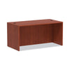 Alera® Valencia™ Series Straight Front Desk Shell, 59.13" x 29.5" x 29.63", Medium Cherry Desks-Desk Shells - Office Ready