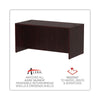 Alera® Valencia™ Series Straight Front Desk Shell, 59.13" x 29.5" x 29.63", Mahogany Desks-Desk Shells - Office Ready