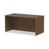 Alera® Valencia™ Series Straight Front Desk Shell, 59.13" x 29.5" x 29.63", Modern Walnut Desks-Desk Shells - Office Ready