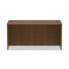 Alera® Valencia™ Series Straight Front Desk Shell, 59.13" x 29.5" x 29.63", Modern Walnut Desks-Desk Shells - Office Ready