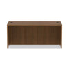Alera® Valencia™ Series Straight Front Desk Shell, 65" x 29.5" x 29.63", Modern Walnut Desks-Desk Shells - Office Ready