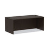Alera® Valencia™ Series Straight Front Desk Shell, 71" x 35.5" x 29.63", Espresso Desks-Desk Shells - Office Ready