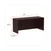 Alera® Valencia™ Series Credenza Shell, 65w x 23.6d x 29.5h, Mahogany Credenzas-Credenza Desk Shell - Office Ready