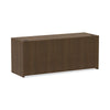 Alera® Valencia™ Series Credenza Shell, 70.88w x 23.63d x 29.5h, Modern Walnut Credenzas-Credenza Desk Shell - Office Ready