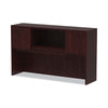 Alera® Valencia™ Series Hutch, 58.88w x 15d x 35.38h, Mahogany Hutches-Office Hutch - Office Ready