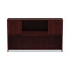 Alera® Valencia™ Series Hutch, 58.88w x 15d x 35.38h, Mahogany Hutches-Office Hutch - Office Ready