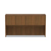 Alera® Valencia™ Series Hutch, 4 Compartments, 64.75w x 15d x 35.38h, Modern Walnut  - Office Ready