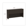 Alera® Valencia™ Series Hutch, 70.63w x 15d x 35.38h, Espresso Hutches-Office Hutch - Office Ready