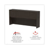 Alera® Valencia™ Series Hutch, 70.63w x 15d x 35.38h, Espresso Hutches-Office Hutch - Office Ready