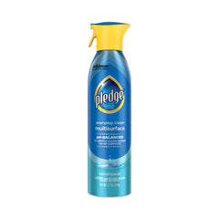 Pledge® Multi-Surface Everyday Cleaner, Rainshower, 9.7 oz Aerosol Spray, 6/Carton