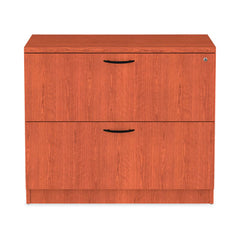 Alera® Valencia™ Series Two-Drawer Lateral File, 2 Legal/Letter-Size File Drawers, Medium Cherry, 34" x 22.75" x 29.5"