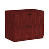 Alera® Valencia™ Series Two-Drawer Lateral File, 2 Legal/Letter-Size File Drawers, Mahogany, 34" x 22.75" x 29.5" File Cabinets-Lateral File - Office Ready