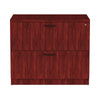 Alera® Valencia™ Series Two-Drawer Lateral File, 2 Legal/Letter-Size File Drawers, Mahogany, 34" x 22.75" x 29.5" File Cabinets-Lateral File - Office Ready