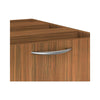 Alera® Valencia™ Series Box/Box/File Full Pedestal File, Left/Right, 3-Drawer: Box/Box/File, Legal/Letter, Modern Walnut,15.63 x 20.5 x 28.5 File Cabinets-Vertical Pedestal - Office Ready