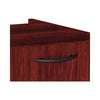 Alera® Valencia™ Series File/File Full Pedestal File, Left or Right, 2 Legal/Letter-Size File Drawers, Mahogany, 15.63" x 20.5" x 28.5" File Cabinets-Vertical Pedestal - Office Ready