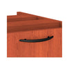 Alera® Valencia™ Series Hanging Box/File Pedestal File, Left/Right, 2-Drawer: Box/File, Legal/Letter, Cherry, 15.63 x 20.5 x 19.25 File Cabinets-Vertical Pedestal - Office Ready