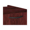 Alera® Valencia™ Series Hanging Box/File Pedestal File, Left/Right, 2-Drawers: Box/File, Legal/Letter, Mahogany, 15.63" x 20.5" x 19.25" File Cabinets-Vertical Pedestal - Office Ready