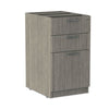 Alera® Valencia™ Series Box/Box/File Full Pedestal File, Left/Right, 3-Drawers: Box/Box/File, Legal/Letter, Gray, 15.63" x 20.5" x 28.5" Vertical Pedestal File Cabinets - Office Ready