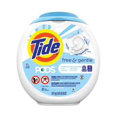 Tide® PODS™, Unscented, 81 Pods/Tub, 4 Tubs Carton