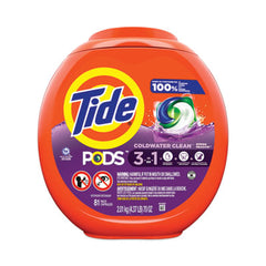 Tide® PODS™, Spring Meadow, 81 Pods/Tub, 4 Tubs/Carton