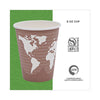 Eco-Products® World Art™ Hot Cups, 8 oz, Plum, 50/Pack Cups-Hot Drink, Paper - Office Ready