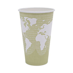 Eco-Products® World Art™ Hot Cups, 16 oz, 50/Pack, 20 Packs/Carton