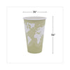 Eco-Products® World Art™ Hot Cups, 16 oz, Moss, 50/Pack Cups-Hot Drink, Paper - Office Ready