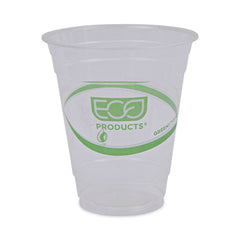 Eco-Products® GreenStripe® Cold Drink Cups, 12 oz, Clear, 50/Pack, 20 Packs/Carton