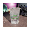 Eco-Products® GreenStripe® Cold Drink Cups, 12 oz, Clear, 50/Pack, 20 Packs/Carton Cups-Cold Drink, PLA - Office Ready