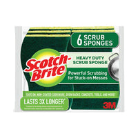 Scotch-Brite® Heavy-Duty Scrub Sponge, 4.5 x 2.7, 0.6