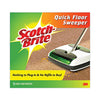 Scotch-Brite® Quick Floor Sweeper, 42" Aluminum Handle, White/Gray/Green Brooms-Carpet Sweeper - Office Ready