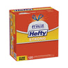 Hefty® Strong Tall Kitchen Drawstring Bags, 13 gal, 0.9 mil, 23.75" x 27", White, 120 Bags/Box, 3 Boxes/Carton Tall Kitchen, Lawn & Leaf Bags - Office Ready
