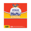 Hefty® Strong Tall Kitchen Drawstring Bags, 13 gal, 0.9 mil, 23.75" x 27", White, 90/Box, 3 Boxes/Carton Bags-Tall Kitchen, Lawn & Leaf Bags - Office Ready