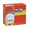 Hefty® Strong Tall Kitchen Drawstring Bags, 13 gal, 0.9 mil, 24" x 27.75", White, 120/Box Bags-Tall Kitchen, Lawn & Leaf Bags - Office Ready