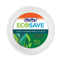 Hefty® ECOSAVE™ Tableware, Plate, Bagasse, 10.13