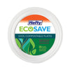 Hefty® ECOSAVE™ Tableware, Plate, Bagasse, 10.13" dia, White, 16/Pack, 12 Packs/Carton Dinnerware-Plate, Paper - Office Ready