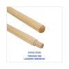 Boardwalk® Heavy-Duty Threaded End Hardwood Broom Handle, 1 1/8" Dia. x 60 Long Mop and Broom Handles-Broom/Threaded - Office Ready