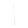 Boardwalk® Metal Tip Threaded Hardwood Broom Handle, 1 1/8 dia x 60, Natural Mop and Broom Handles-Broom/Threaded - Office Ready