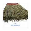 Boardwalk® Mixed Fiber Maid Broom, Mixed Fiber Bristles, 55" Overall Length, Natural Brooms-Traditional Corn/Synthetic Broom - Office Ready