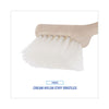 Boardwalk® Utility Brush, Cream Nylon Bristles, 5.5" Brush, 3.5" Tan Plastic Handle Cleaning Brushes-Scrub - Office Ready