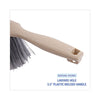 Boardwalk® Counter Brush, Gray Flagged Polypropylene Bristles, 4.5" Brush, 3.5" Tan Plastic Handle Cleaning Brushes-Counter - Office Ready