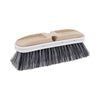 Boardwalk® Polystyrene Vehicle Brush, Black/White Polystyrene Bristles, 10" Brush Scrub Brushes - Office Ready