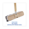 Boardwalk® Polystyrene Vehicle Brush, Black/White Polystyrene Bristles, 10" Brush Scrub Brushes - Office Ready