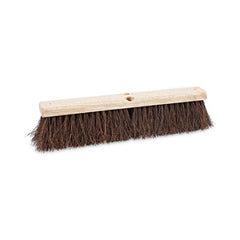 Boardwalk® Floor Brush Head, 3.25" Natural Palmyra Fiber Bristles, 18" Brush
