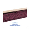 Boardwalk® Floor Brush Head, 3" Maroon Heavy-Duty Polypropylene Bristles, 18" Brush Push Broom Heads - Office Ready