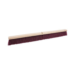 Boardwalk® Floor Brush Head, 3.25" Maroon Stiff Polypropylene Bristles, 36" Brush