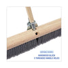 Boardwalk® Floor Brush Head, 3" Gray Flagged Polypropylene Bristles, 36" Brush Broom Heads-Push Broom - Office Ready