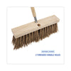 Boardwalk® Street Broom Head, 6.25" Brown Palmyra Fiber Bristles, 16" Brush Push Broom Heads - Office Ready