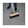Boardwalk® Street Broom Head, 6.25" Brown Polypropylene Bristles, 16" Brush Push Broom Heads - Office Ready