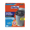 Hefty® Ultra Strong BlackOut® Tall-Kitchen Drawstring Bags, 13 gal, 0.9 mil, 23.75" x 24.88", Black, 240/Carton Bags-Tall Kitchen, Lawn & Leaf Bags - Office Ready